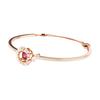 Swarovski Faux Crystal Bracelets Womens Rose Gold