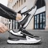 Men's Casual Sports Shoes Rubber Sport Running Shoes Lace-up Platform Sneakers for Men Tennis Training Shoe Leather Men Sneakers