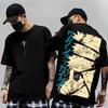 Anime Gojo Satoru Jujutsu Kaisen Printed T-shirt Men's and Women's T-shirt Men's Top Sports T-shirt Men's T-shirt Summer Tee New