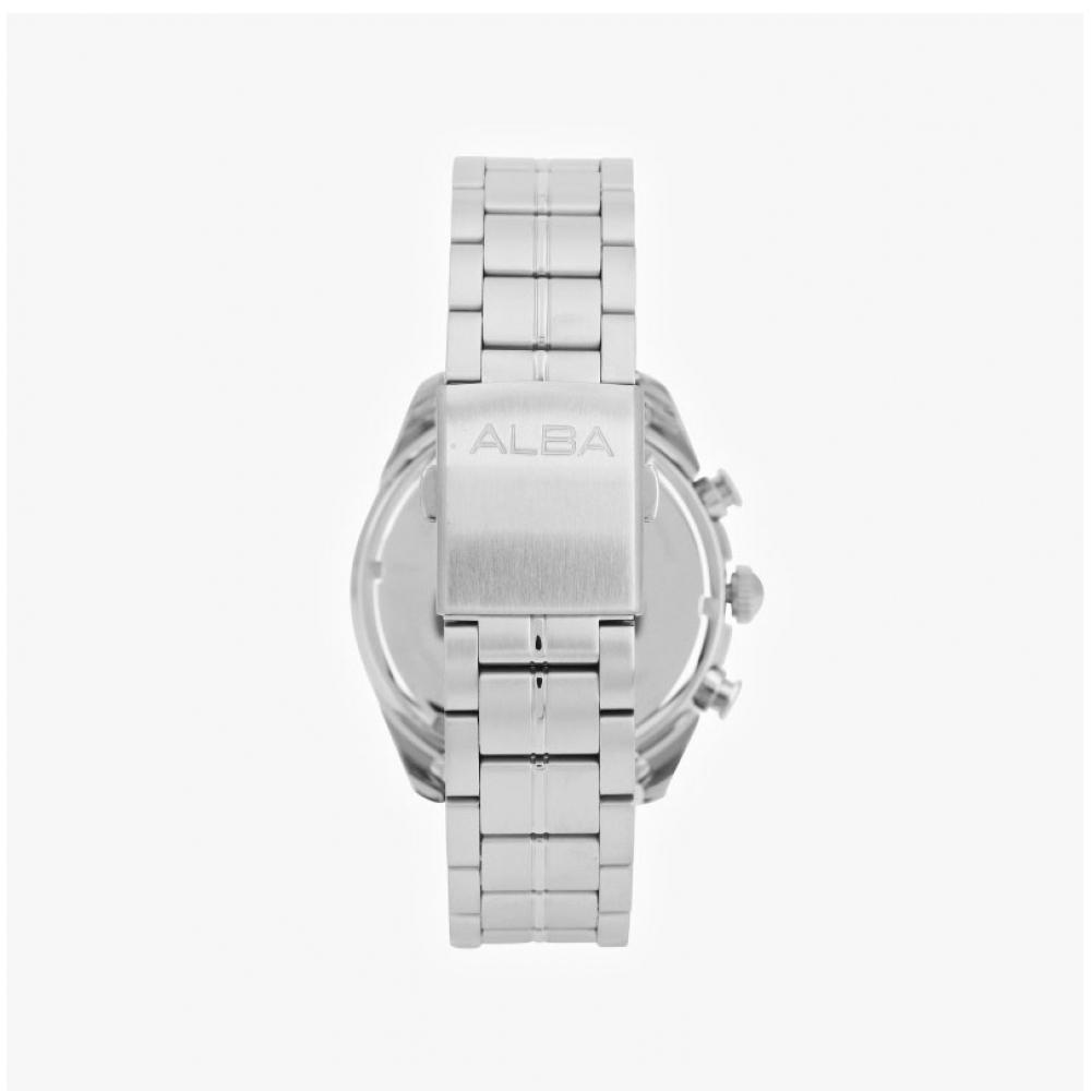 Seiko Alba A4b017x1 Chronograph Tachymeter Men S Metal Watch