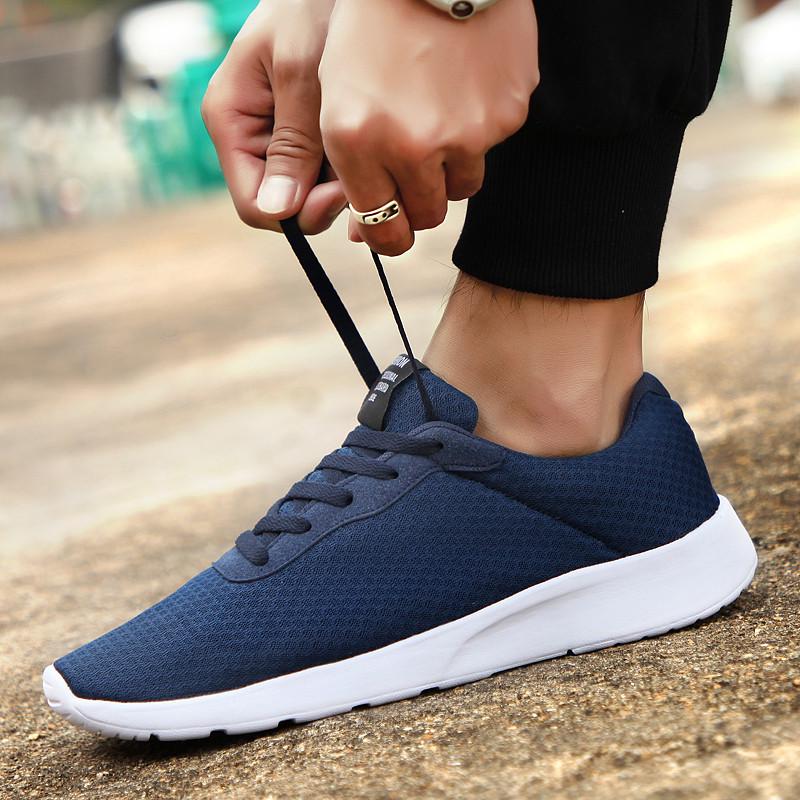Zapatillas Deportivas para Correr para Hombre Ultraligeras Malla Transpirable Zapatillas Casuales Suela Blanda Elástica Zapatillas para Trotar Caminar