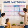 Large Size Yearly Wall Planner Erasable Surface Calendar Planner Sheet  Family Planning