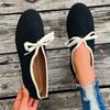 Women Flats Shoes Spring Autumn Round Toe Ballet Flat Loafers Casual Soft Bottom Flat Shoes Shallow Elegant Lace-up Shoes Women