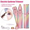 New Electric Eyebrow Trimmer for Women 2 In1 Rechargeable Facial Hair Removal & Eyebrow Shaver Painless Face Razor Body Epilator