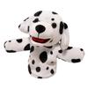 Simulation Little Yellow Dog Hand Puppet Soft Stuffed Plush Dalmatian Toys  Parent-child