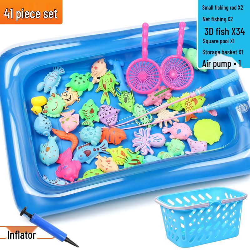 Children's Magnetic Fishing Toy Set – Summer Educational Role-Playing Game for Kids