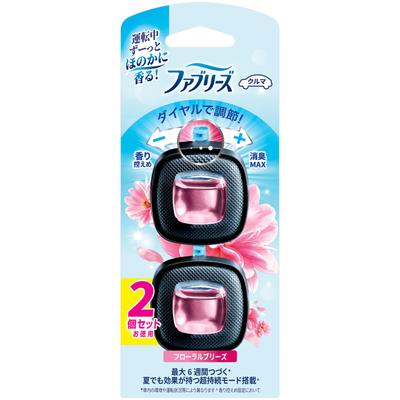 Febreze Floral Breeze Car Air Freshener Easy Clip 2.5mL X 2