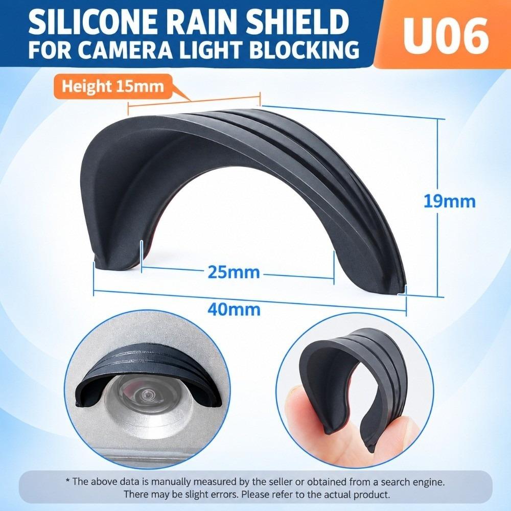 Universal Car Reversing Camera Rain Cover Waterproof Car Dashcam Rain Guard Car Exterior Camera