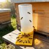 Alimentateur d'eau pour abeilles en plastique Porte de ruche améliorée Alimentateur d'eau Accessoires de nettoyage et d'entretien pour l'apiculture