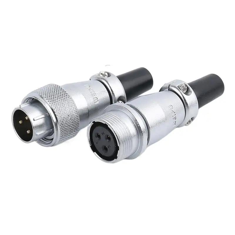 WEIPU WS16 TQ+ZQ Waterproof Cable Wire Connector Male Plug Female Socket Electrical Automation Aviation Adapter 2 3 4 5 7 9 Pin