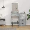Makeup Table Concrete Grey 50 x 41 x 140 cm Particleboard