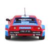 Bburago 1/43 Scale Ferrari 308 GTB 1982 #3 Red/Blue / Race Sports Car Diecast Model Car 18-36304