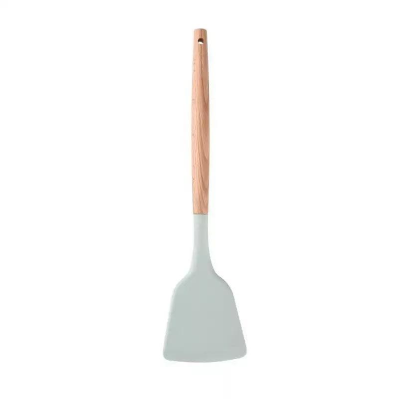 Kitchenware Food Grade Silicone Spatula Non Stick Pan for Stir Frying Kitchen and Home Use Spatula Pancake Maker