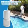 2pcs Pool Telescopic Pole Joint Connector Replacement Parts Pool Telescoping Pole Cam Lock Telescoping Handle Grip Rod Accessory
