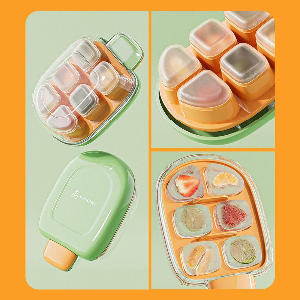New Press Ice Cube Mold Easy Demoulding Portable Homemade Ice Cube Maker Ice Cream Ice Cube Frozen Ice Cube Tool