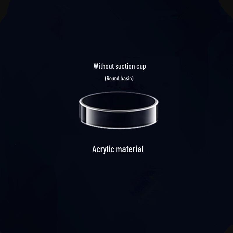 Acrylic Fish & Shrimp Feeding Tube with Feeding Ring and Basin Tray