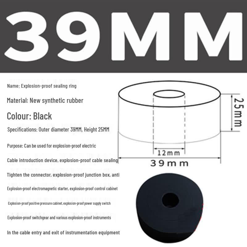 Industrial Rubber Explosion-Proof Sealing Rings