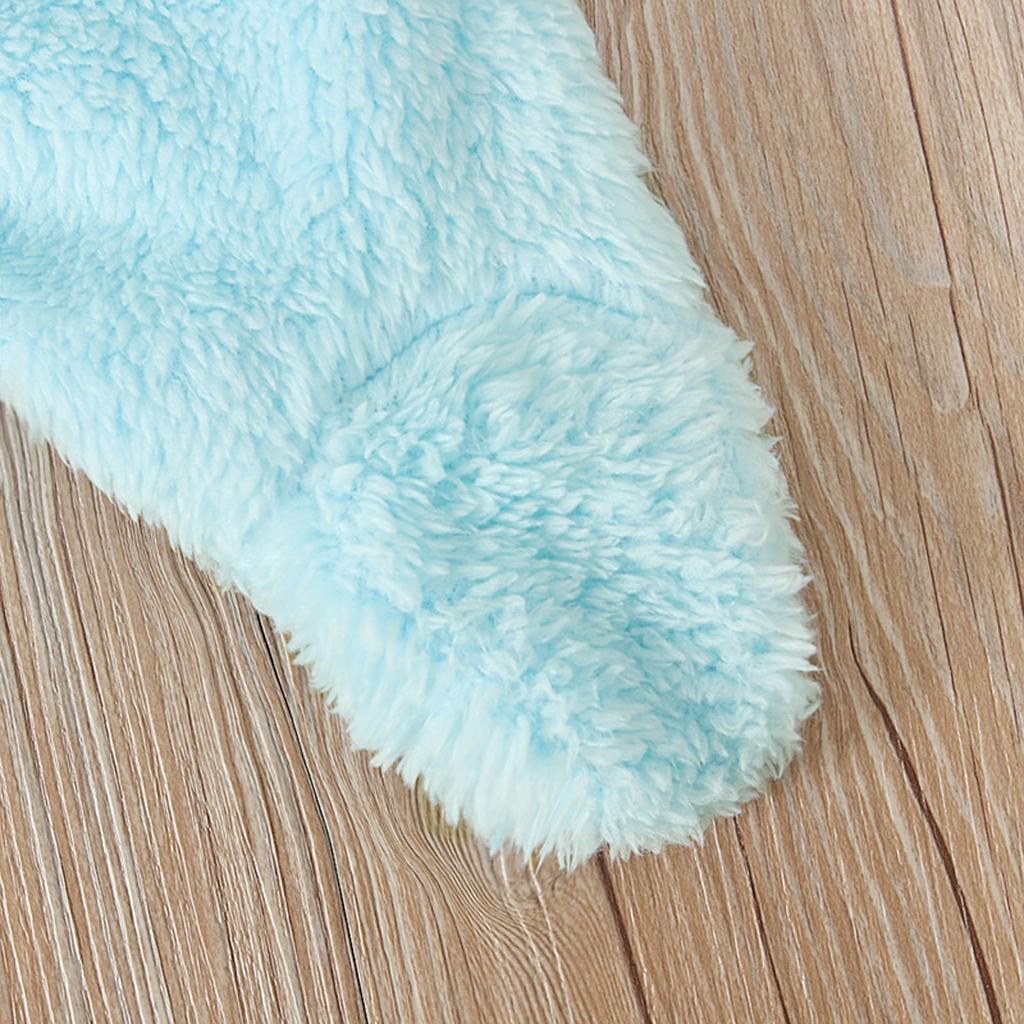 Infant Fleece Hoodie Jacket Winter Warm Jacket Cute Bear Ear Zipper Jumpsuit