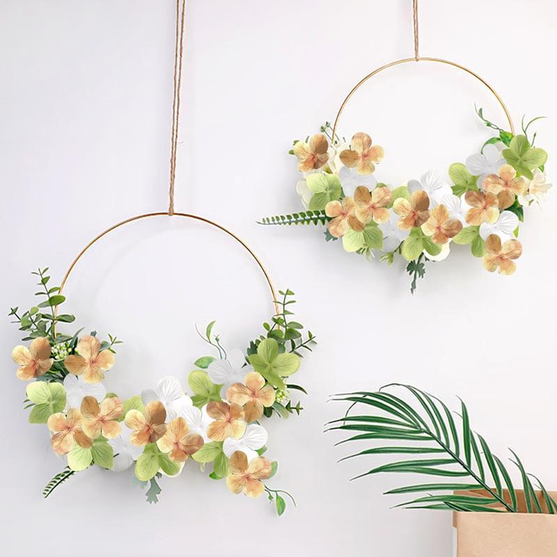 50/100/200Pcs 4.5cm Silk Artificial Hydrangea Flowers Petal Fake Flower for Home Room Decor Wedding Decoration Party Supplies