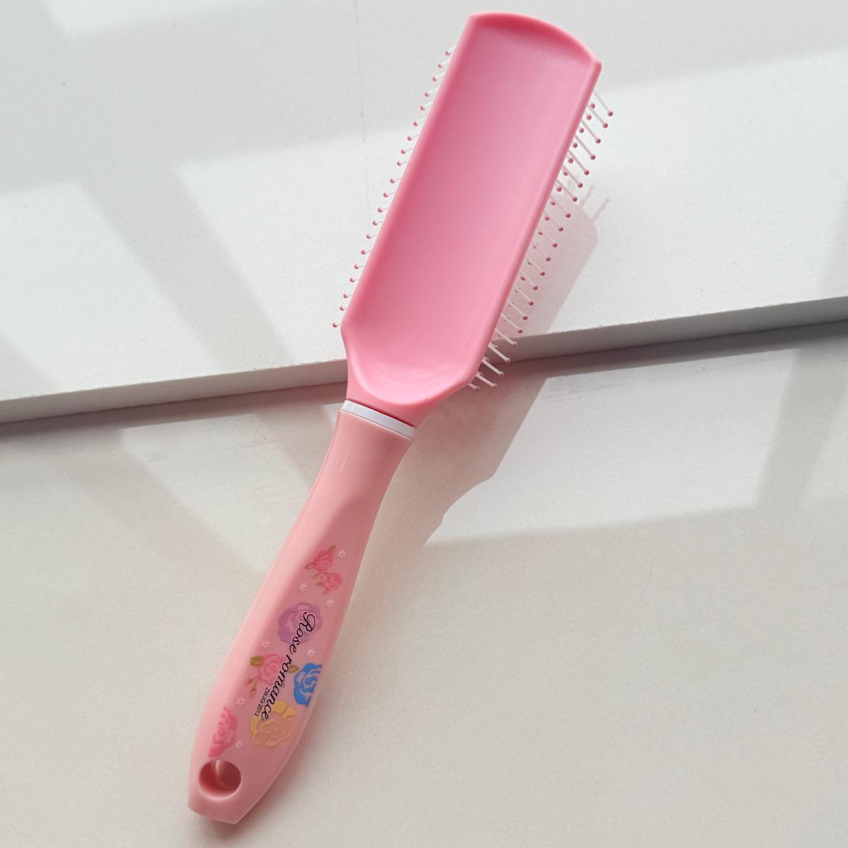 

Cute Cartoon Anti-static Hairbrush for Women s Long Hair - Massage & Scalp Meridian Comb with Girly Heart Design, Easy to Use