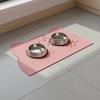 Waterproof Pet Bowl Mat Easy to Clean Non-Slip Cat Feeding Mat Cat Head Placemat Long-Lasting Dog Food Floor Protector Flexible