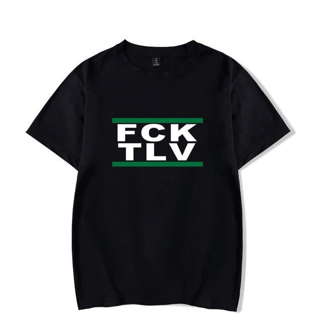 student Cotton T-shirt 2022  FCK TLV 2D Print Tshirts Men/women Fashion T-shirt Streetwear Boys/girls Clothe,Unisex,gift,Top