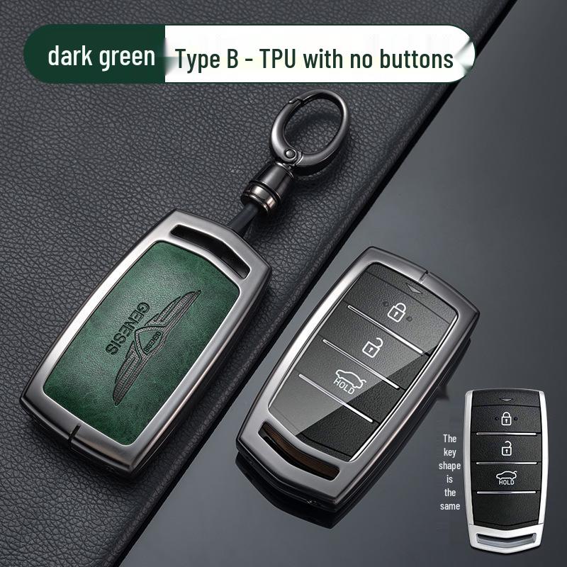 Genesis GV80/GV70 Alloy Key Case & Buckle Set for Men