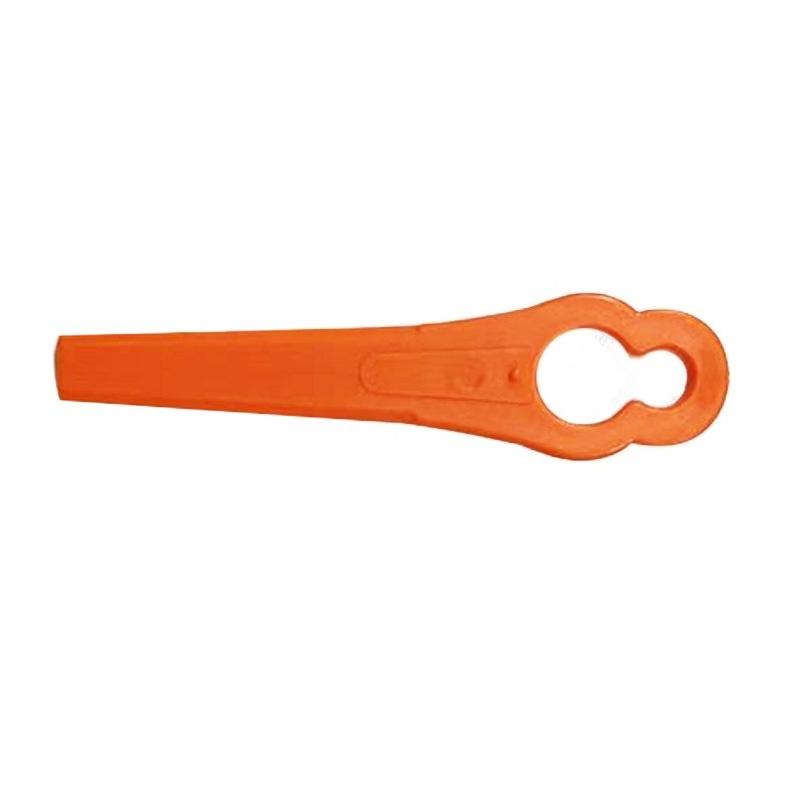 100pcs L83 12x7mm Gourd Shaped Lawn Mower Plastic Blade Garden Tools Lawn Mower Accessories Plastic Replacement Blades