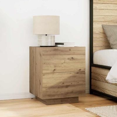 vidaXL Nachttisch Artisan-Eiche 45 X 40 X 55 Cm Holzwerkstoff