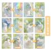 Sitengle Holographic Transparent Clear Holographic 6 Set of A4 Size Cutting DIY Oshikatsu of Stickers, Sheets, Types, 24, (210297mm), Self-Adhesive,