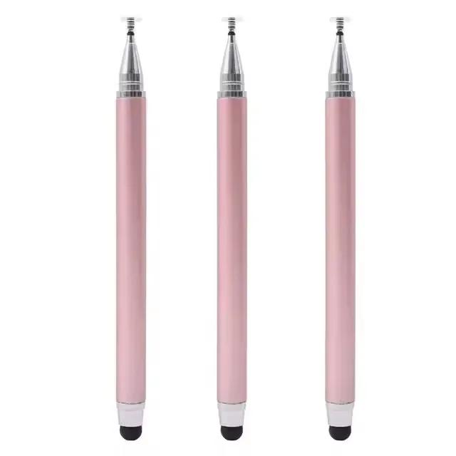 3/1Pcs Tablet Mobile Phone Universal 2 IN 1 Capacitive Stylus Pen Drawing Pens for IPhone Android All Capacitive Touch Screens