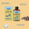 OUHOE Organic Castor Oil Hair Eyelashes Eyebrows Growth Skin Treatment Essential Oil