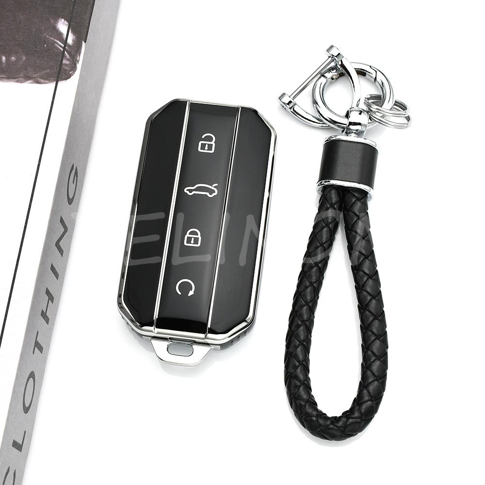 4Button Tpu Car Key Case Cover For Chery Jaecoo J5 J7 Protection Key Shell Bag Keychain Housing Holder Car Accessories