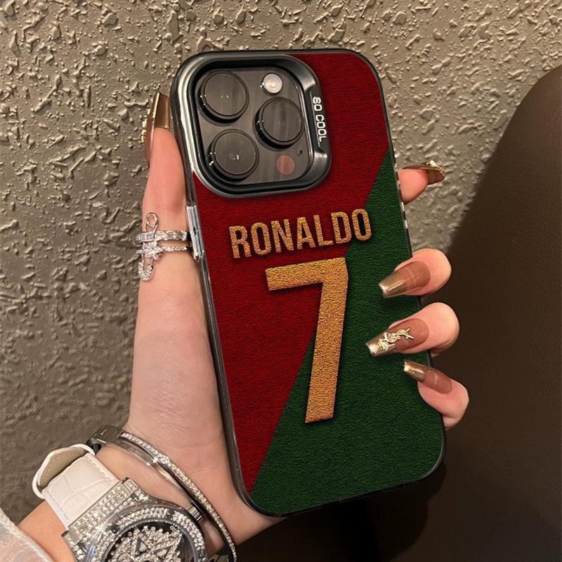 Ronaldo Portugal ist geeignet für Apple 16 Promax Handyhülle 15Pro 14 12 11 13 Neu XSMAX