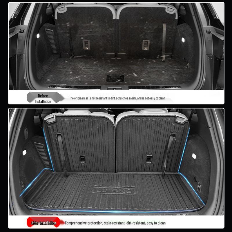 Ideal ONE TPE Trunk Mat: Eco-Friendly, Waterproof, Double-Layer Carpet Protector