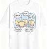 Koreanisches Selbstliebe Bär Meme T-Shirt Koreanische Zitate Tee Lässiges Rundhals Kurzarm Oberteil Unisex Kawaii Bär T-Shirt für Männer Frauen