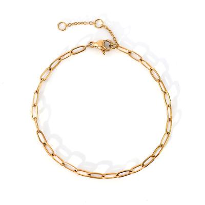 Titanium Steel Bracelet Women'S Simple Jewelry Stainless Steel Paper Clip Fashion Bracelet Jewelry