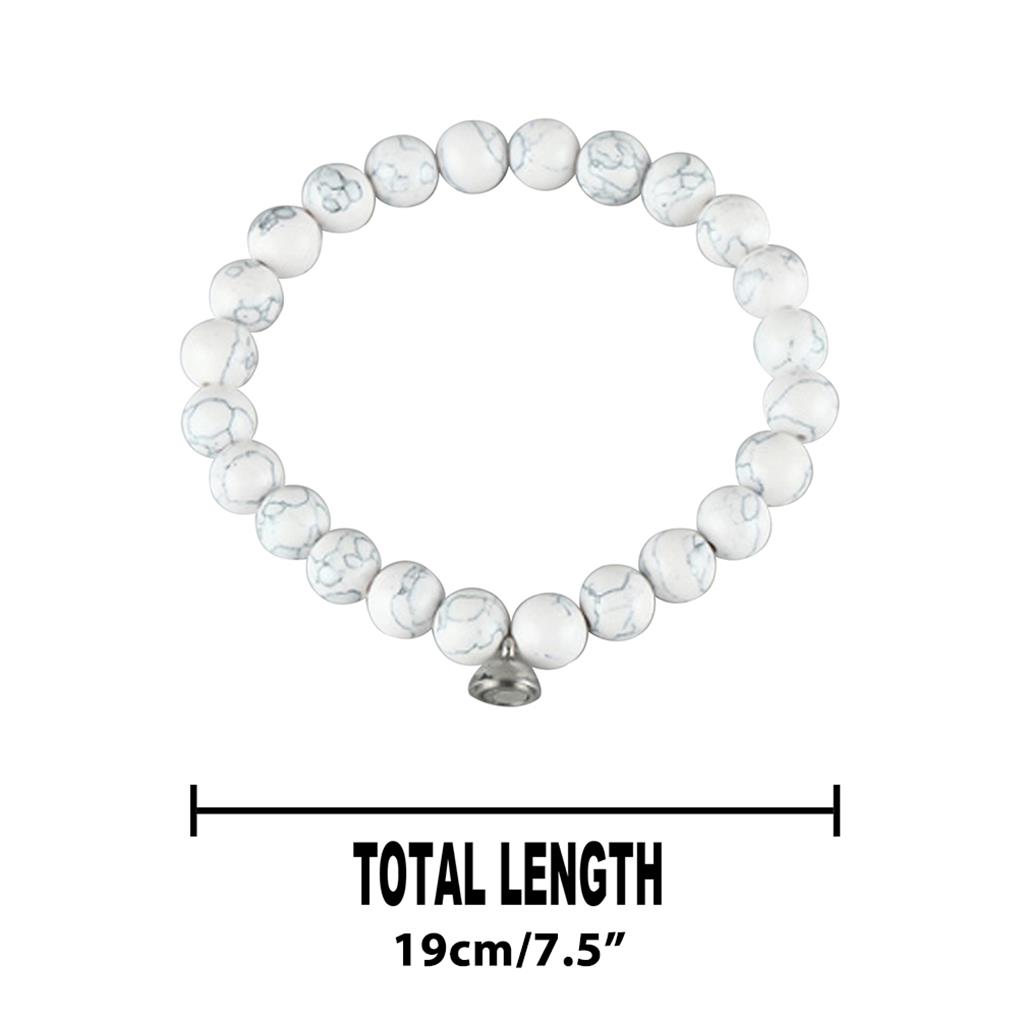 Stressabbau Armbänder Damen Herren Einfarbig Charmantes Perlenarmband Trendige Handkette Zuhause Firma Reisen Geschenke