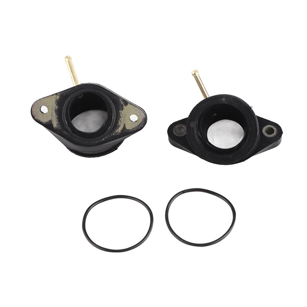2 X Motorcycle Carb Intake Carburetor Interface Adapters For XV400 XV500 XV535