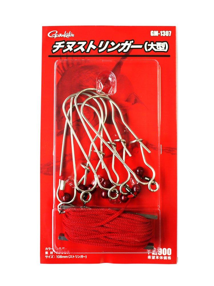 

Gamakatsu Stringer Chinu Stringer Set Large 108mm Silver GM1307