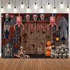 Gruseliger Halloween-Themen-Fotografie-Hintergrund Horror-Krankenhaus Blutiges Spukhaus Halloween-Party-Foto-Hintergrund Dekor Banner10