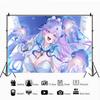 C-Cantarella W_Wuthering Waves Backdrop Tropical Summer Photography Background Photobooth Photozone