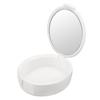 Denture Case Eco Friendly Durable PP Safe Odorless Lightweight Portable Denture Cup for Denture The Elderly White