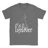 Lifelover Band Men's T Shirt Funny Tee Shirt Short Sleeve Crew Neck T-Shirt Pure Cotton Plus Size Tops