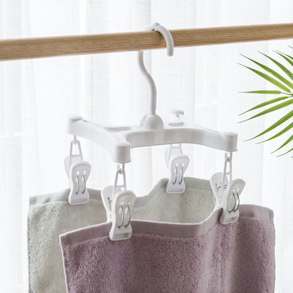 360° Rotatable Underwear Drying Rack Efficient Pants Hanger H Shaped Trouser Hanger  Skirts