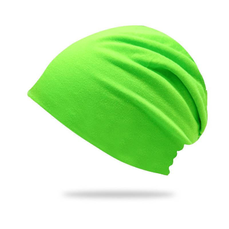 All-Season Knit Pile Hats: Solid Color, Double-Layer, Versatile Beanies for Comfort and Style