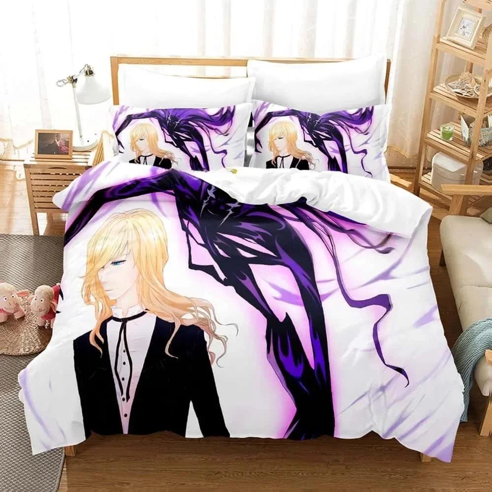 3d Anime Noblese Beding Set Printed Bed Linen Set With Pilowcase Bed Soft Duvet Cover Soft Single Double Quen Super King-Sized Dimensionsd Dimensions