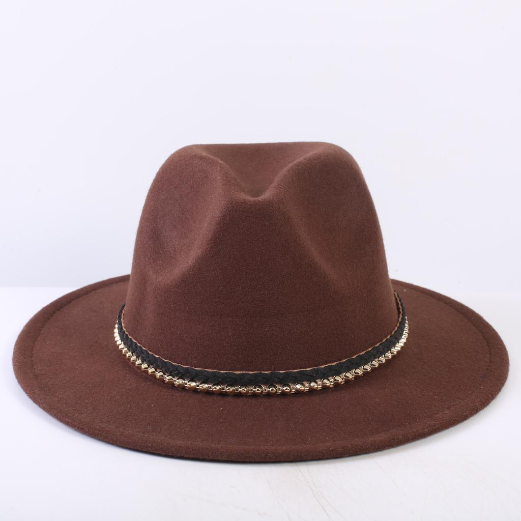 Popular European and American Classic Simple Flat-brimmed Top Hat Men's and Women's Fashionable and Elegant Versatile Jazz Hat Top Hat