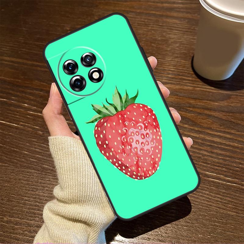 Strawberry For OnePlus Nord CE 5 2 3 4 Lite N20 N30 Case For OnePlus 15 R 13 12 11 8T 10T 13T 12R 13R