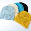 Japanese Handmade Crochet Turban Hat - Retro, Artistic, Versatile, Hollow Knit Design